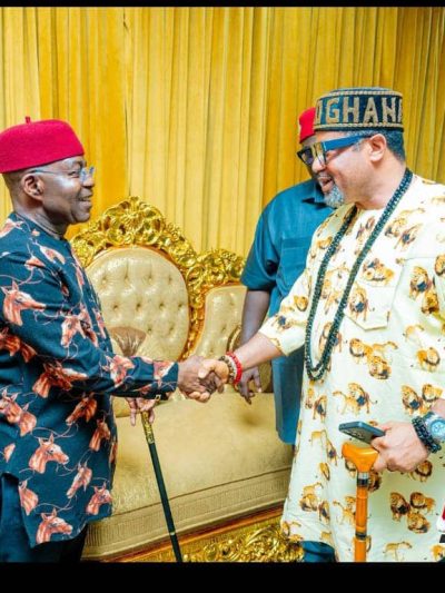 A Royal Felicitation : HRM Amb. Dr. Chukwudi Ihenetu Celebrates His Excellency, Dr. Alex Chioma Otti, OFR At 61