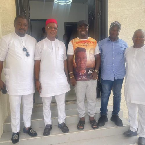 Chairman of Chisco Transport, Dr. Anyaegbu, Johnbosco, Odimegwu, Ernest Ezeajuhi, Other Pay Condolence Visit To Okwumereze of Ukpor After Father’s Burial