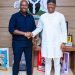 OBI CUBANA PAYS A COURTESY CALL ON FESTUS KEYAMO, SHARES PROGRESS REPORTS OF THE CITY BOY MOVEMENT IN THE SOUTH EAST 