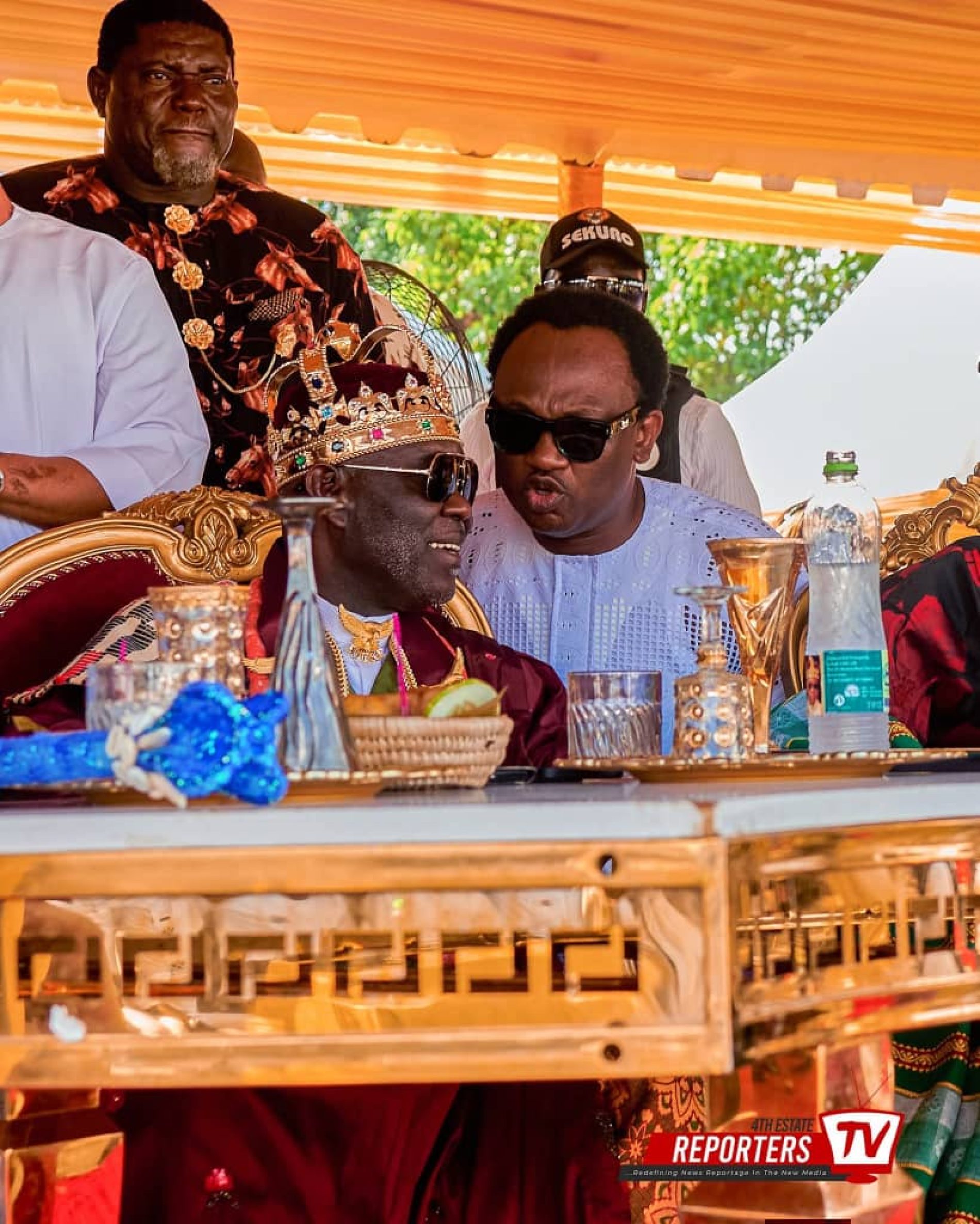 PUBLISHER OF 4TH ESTATE REPORTERS CELEBRATES HRM KING DR. MICHAEL ATEKE TOM AT 63