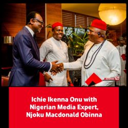 PUBLISHER OF 4TH ESTATE REPORTERS, NJOKU MACDONALD CELEBRATES ANAMBRA BORN INDUSTRIALIST AND COMMUNITY LEADER-  ICHIE IKENNA ONU  