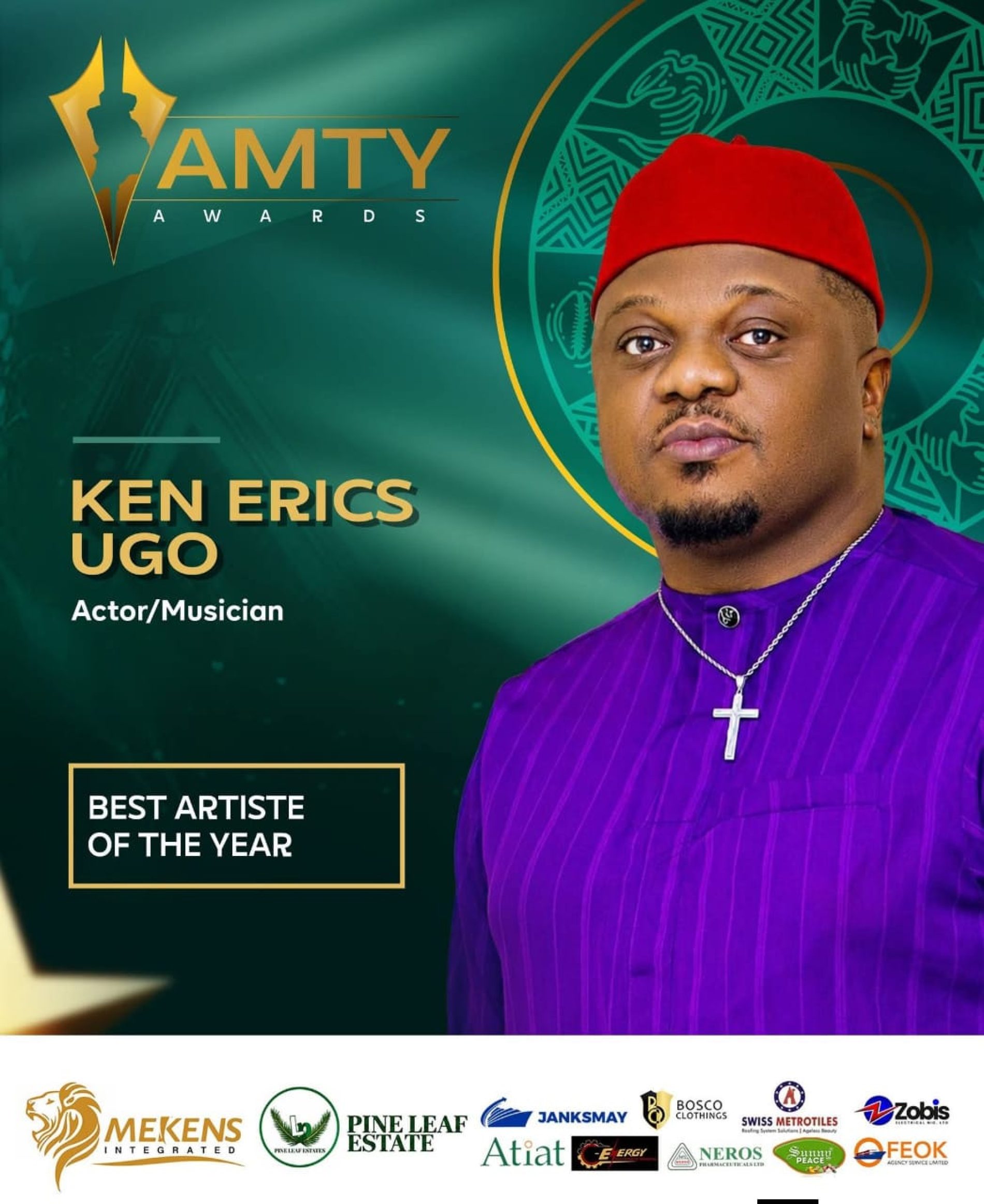 Meet Ken Erics  Ugo: AMTY Best Artiste of the Year