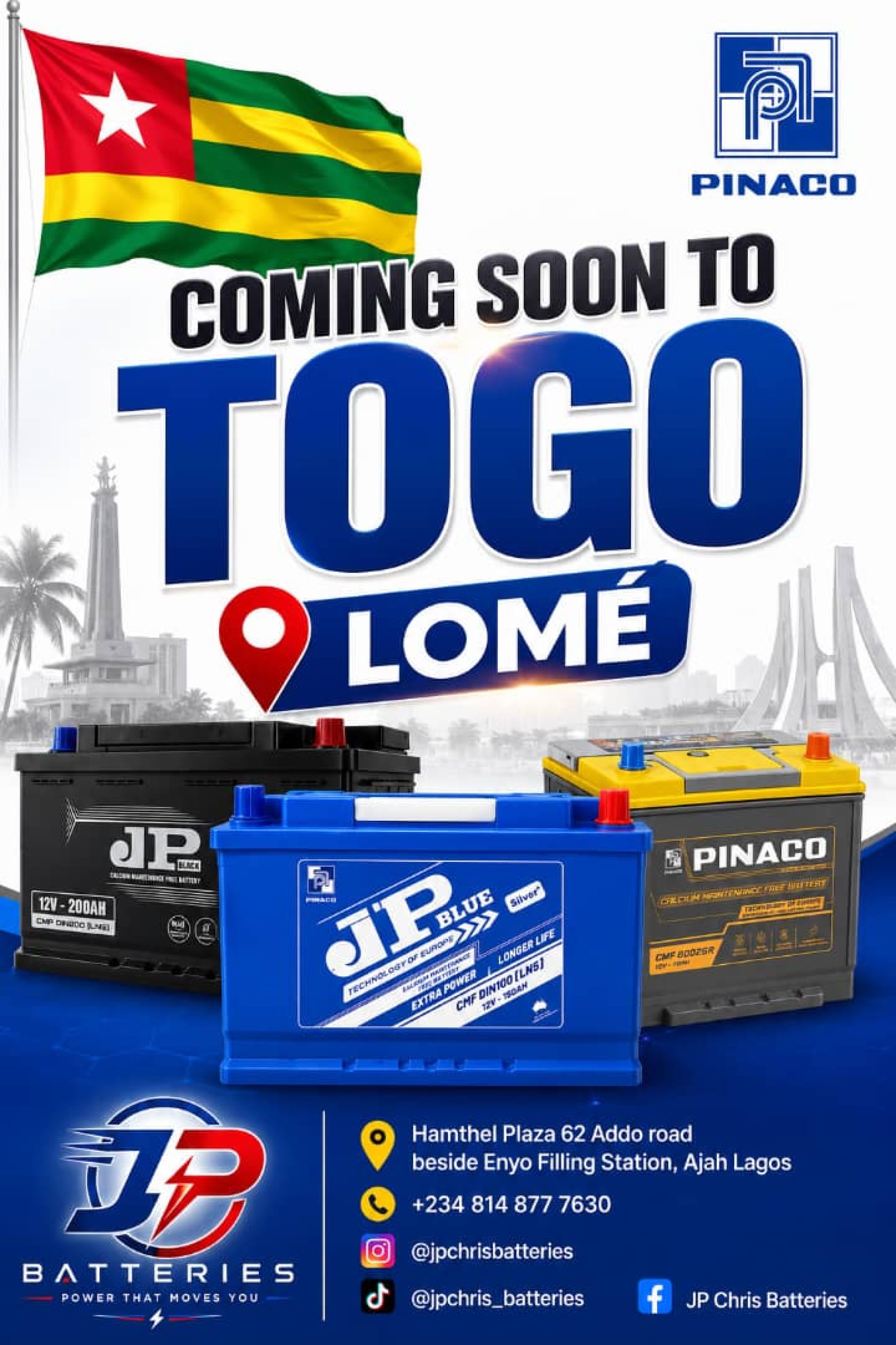 JP BATTERY IN TOGO: POWERING DREAMS , DRIVING THE FUTURE OF WEST AFRICA