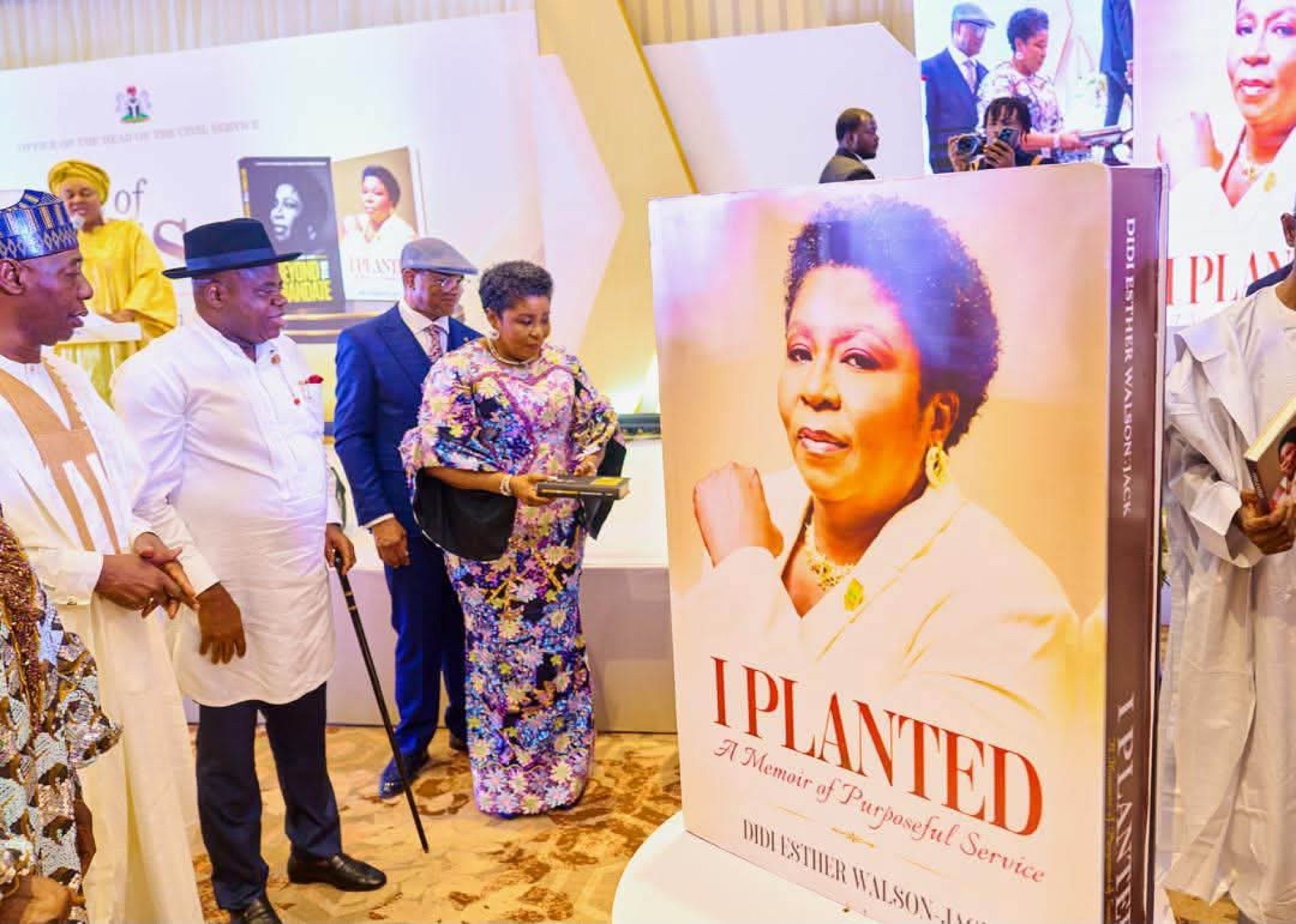 GOVERNOR DOUYE DIRI CELEBRATES DAME DIDI ESTHER WALSON – JACK , OON,  AT HER BOOK PRESENTATION