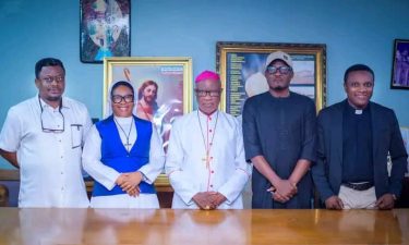 Archbishop Okeke Receives AMTY Awards Team, Charges Organisers to Sustain Recognition of Excellence