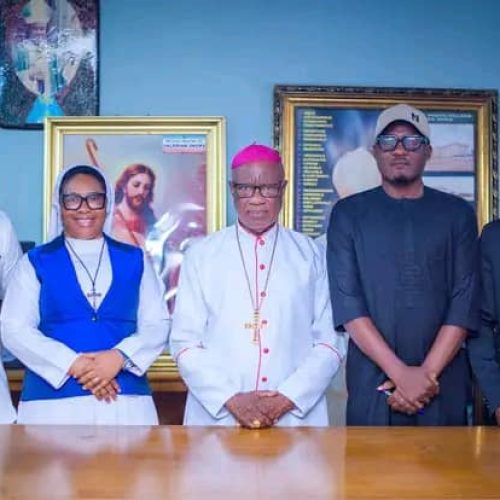 Archbishop Okeke Receives AMTY Awards Team, Charges Organisers to Sustain Recognition of Excellence