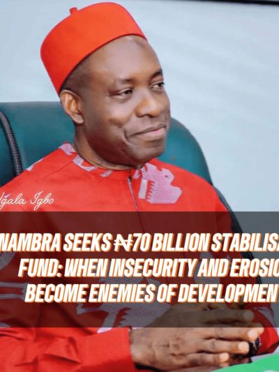 Anambra government seeks N70bn stabilization fund to address gully erosion and insecurity