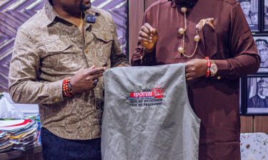 Ikenga Umuawulu: Publisher of 4th Estate Reporters, Njoku Macdonald Obinna pays a courtesy visit to High Chief Sir Dr Christopher Ndubuisi, KSJI, commends his uncomfortable philanthropy
